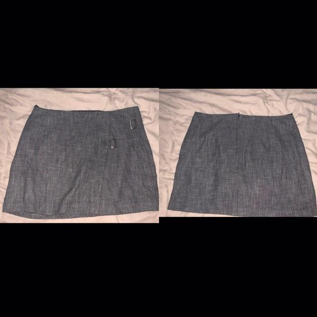 New Look Women's Mini Skirt - Grey - UK 16 on Productcaster.