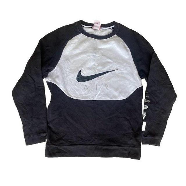 Nike Men's Jumper - Black/White - S on Productcaster.