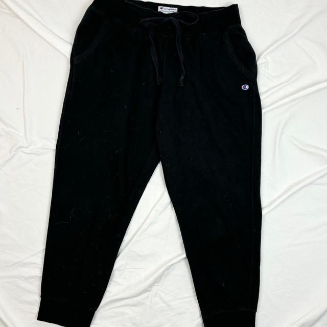 Champion Women's Sweatpants - Black - L on Productcaster.