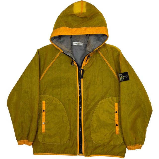 Stone Island Men's Windbreaker Jacket - Yellow - L on Productcaster.