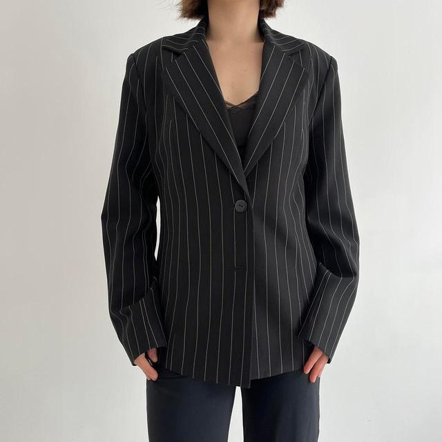 Preloved Women's Blazer Jacket - Black - L on Productcaster.