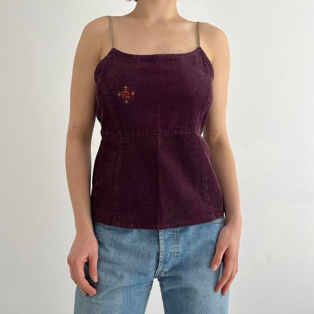 Vintage Women's Blouse - Purple - M on Productcaster.