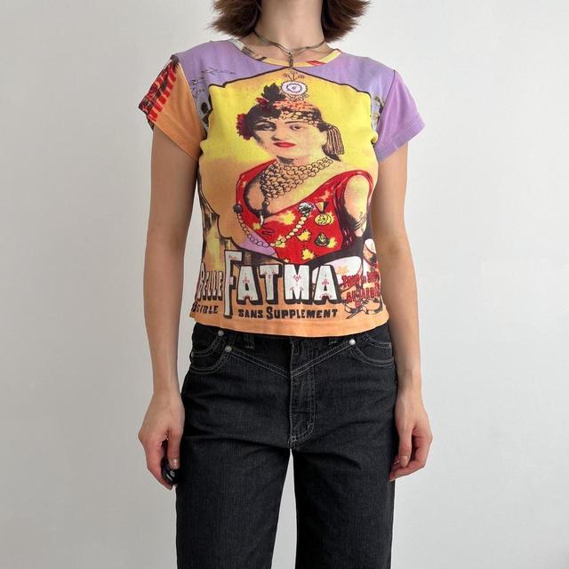 Vintage Women's T-shirt - Multi - S on Productcaster.