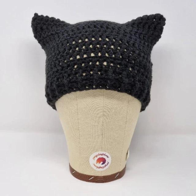 Handmade Women's Beanies - Black on Productcaster.