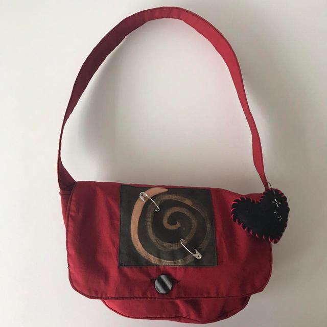 Reworked Women's Bag - Red/Black on Productcaster.