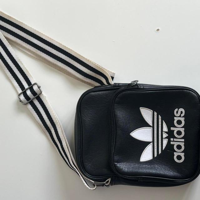 Adidas Men's Casual Bag - Black/White on Productcaster.