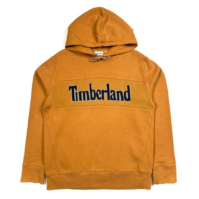 Timberland Men's Hoodie - Yellow - M on Productcaster.