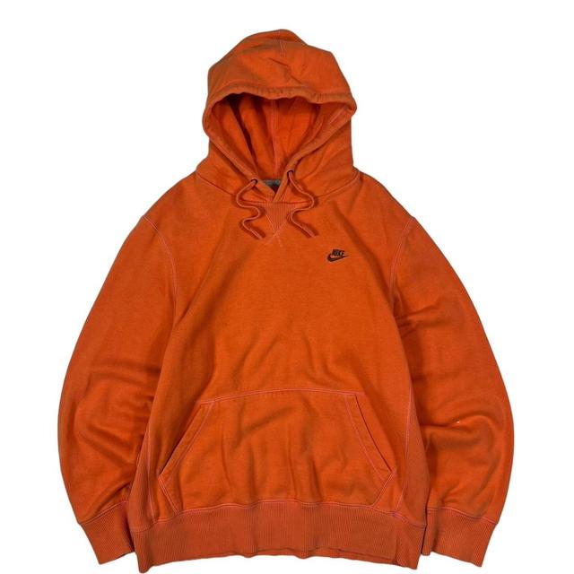 Nike Men's Hoodie - Orange - M on Productcaster.