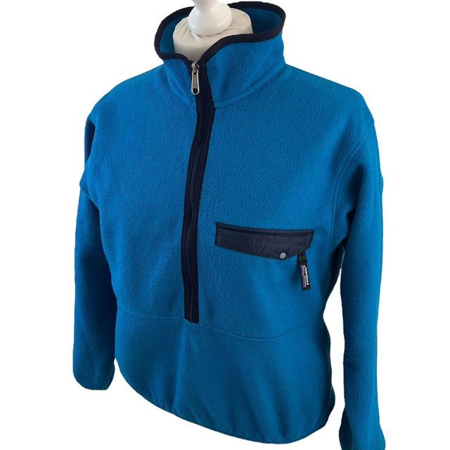 Patagonia Men's Cotton Jacket - Blue - M on Productcaster.