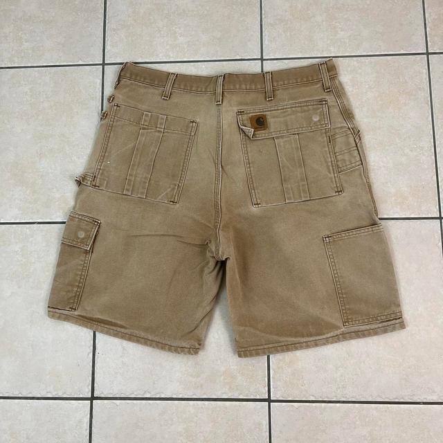 Carhartt Men's Shorts - Tan/Brown - 36" on Productcaster.