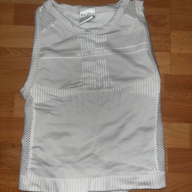 iets frans... Women's Crop top - White/Grey - 8 on Productcaster.