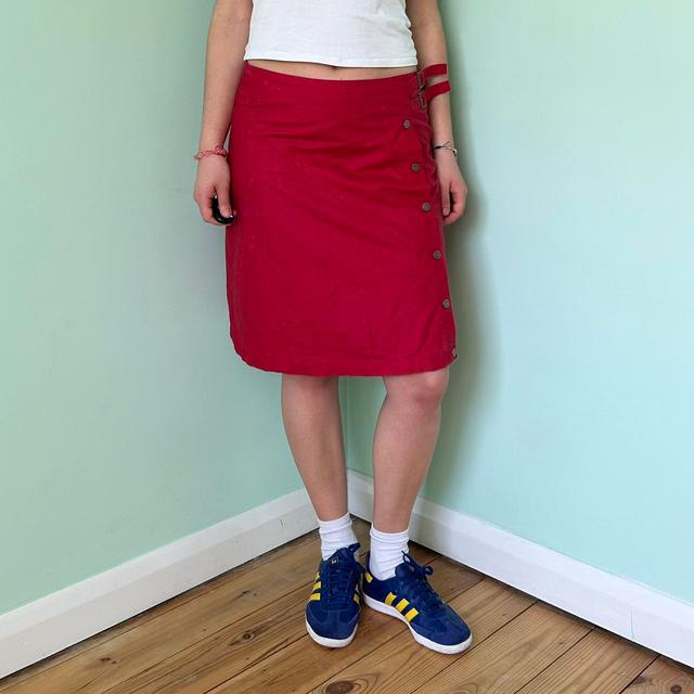 Vintage Women's Skirt - Red - 30" on Productcaster.