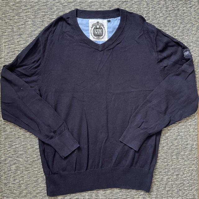 Men's Jumper - Navy - M on Productcaster.