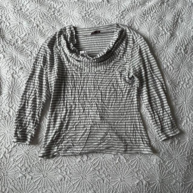 Phase Eight Women's Blouse - Grey/Multi - 12 on Productcaster.