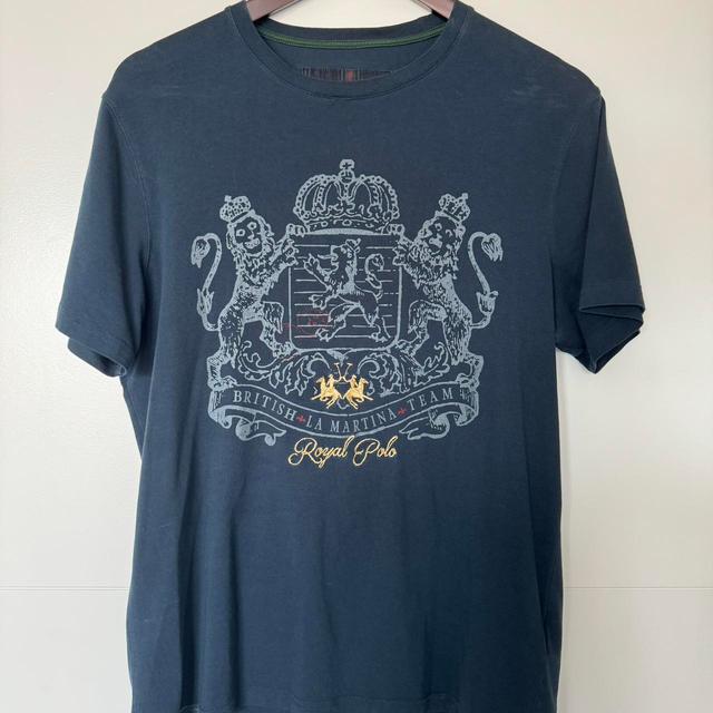 La Martina Men's T-shirt - Navy - M on Productcaster.