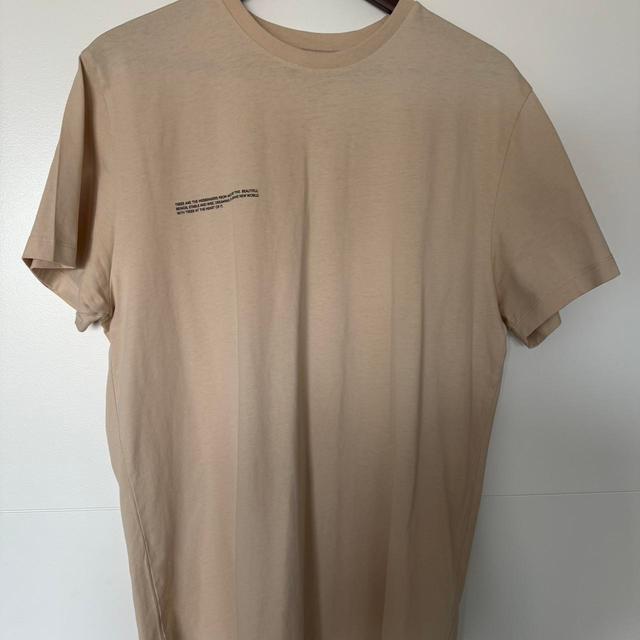 Pangaia Men's T-shirt - Cream - M on Productcaster.