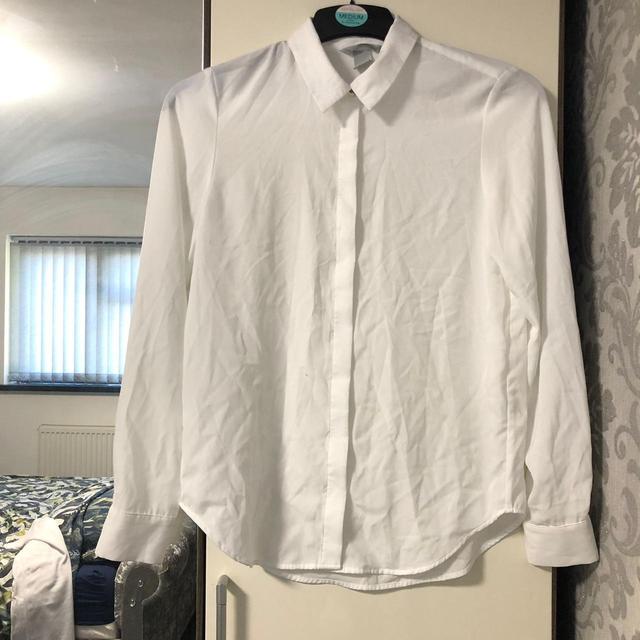 H&M Women's Blouse - White - 4 on Productcaster.