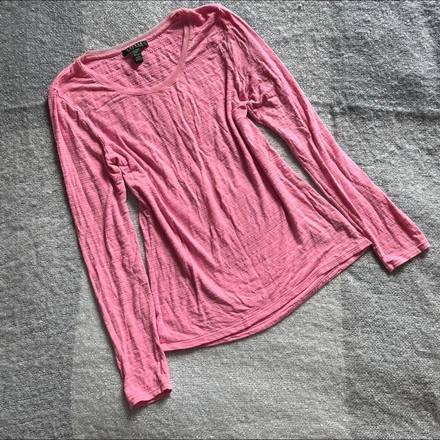 Ralph Lauren Women's Top - Pink - L on Productcaster.