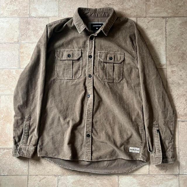 Quiksilver Men's Shirt - Brown - M on Productcaster.