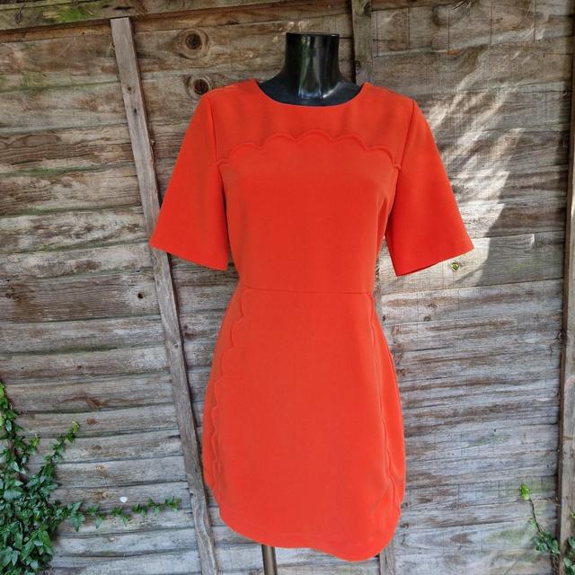 Topshop Women's Mini Dress - Red/Orange - 12 on Productcaster.