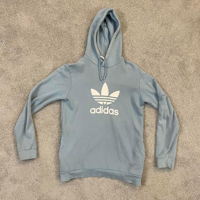 Adidas Originals Men's Hoodie - Blue - S on Productcaster.