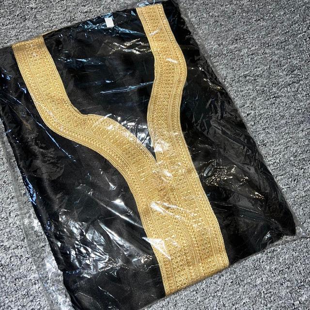 Men's Top - Black/Gold - One size on Productcaster.