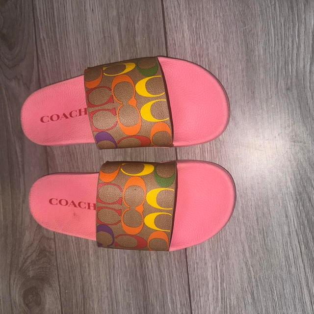 Coach Women's Slides - Multi/Pink - UK 7 on Productcaster.