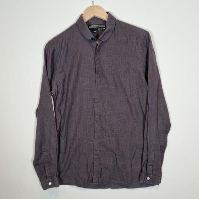 The Kooples Men's Shirt - Brown/Grey - M on Productcaster.