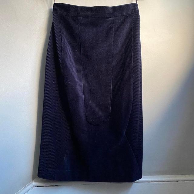 Designer Women's Midi Skirt - Navy/Blue - UK 8 on Productcaster.