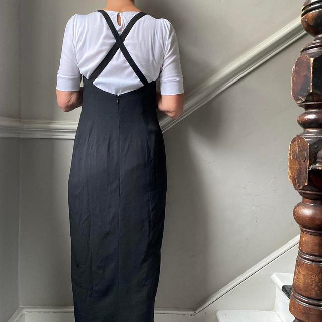 Vintage Women's Maxi Dress - Black - 12 on Productcaster.