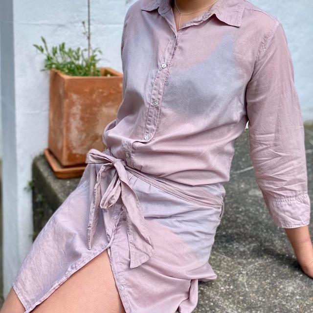 Velvet Women's Shirt Dress - Pink/Purple - 10 on Productcaster.