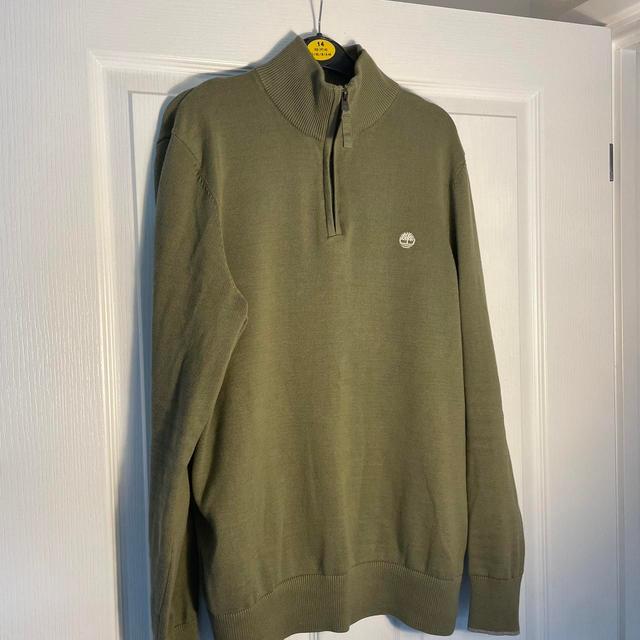 Timberland Men's Sweatshirt - Khaki - S on Productcaster.