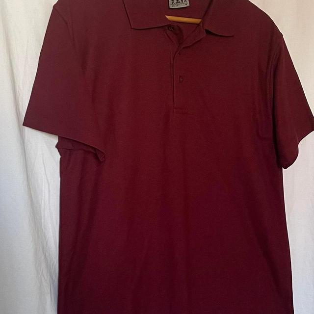 Men's Polo shirt - Burgundy - M on Productcaster.