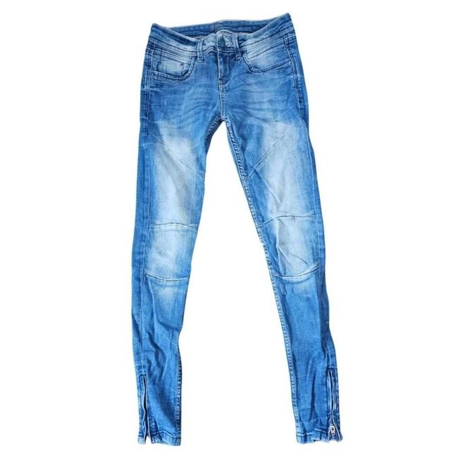 Deadstock Women's Low rise Jeans - Blue - UK 6 on Productcaster.