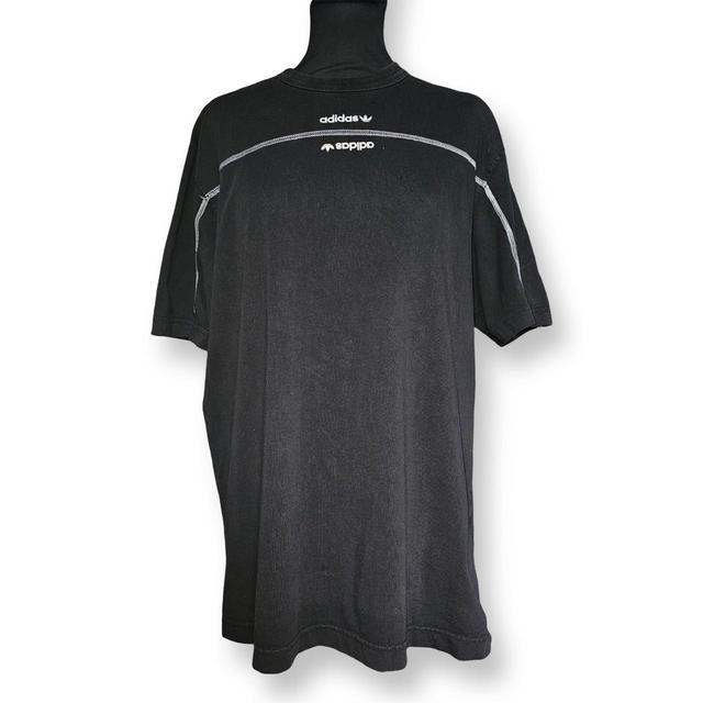 Adidas Men's T-shirt - Black/White - M on Productcaster.