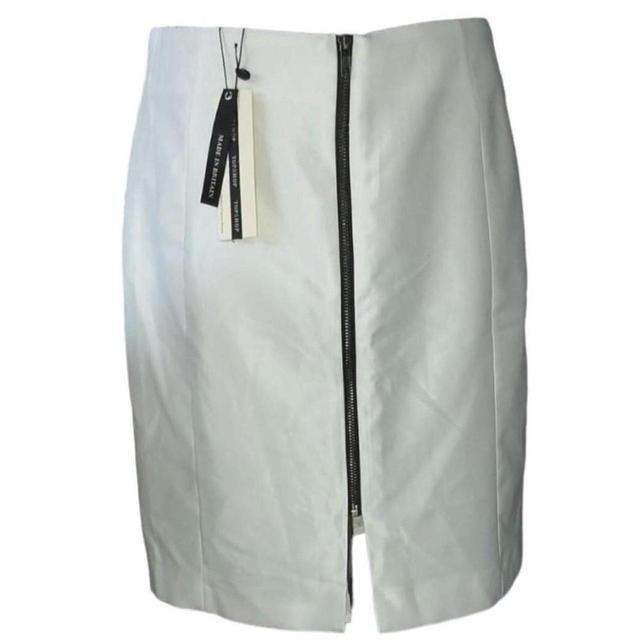 Topshop Women's Mini Skirt - Black/White - UK 12 on Productcaster.