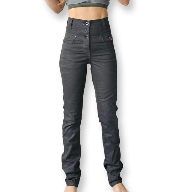 G-Star RAW Women's High waisted Jeans - Black/Navy - 27" on Productcaster.