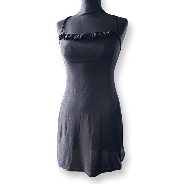 Vintage Women's Slip Dress - Black - 10 on Productcaster.