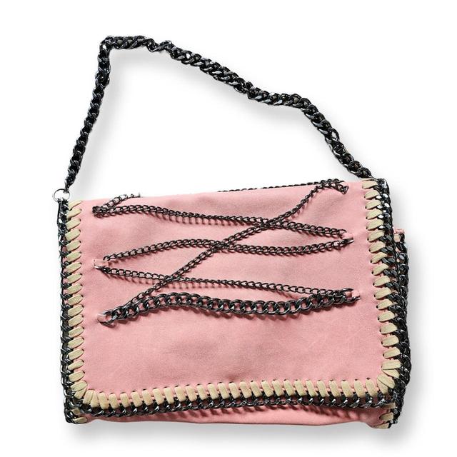 Women's Shoulder bags - Pink/Silver on Productcaster.