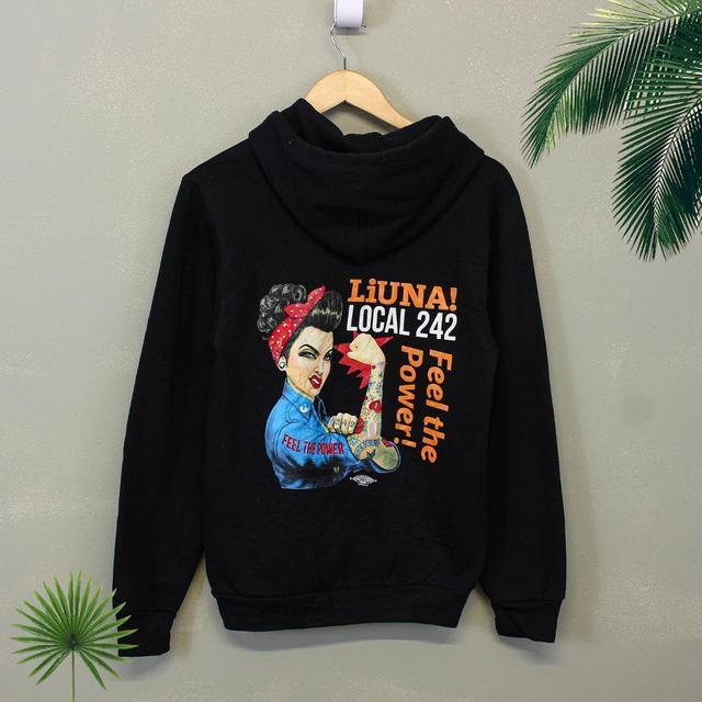 Vintage Women's Hoodie - Multi/Black - S on Productcaster.