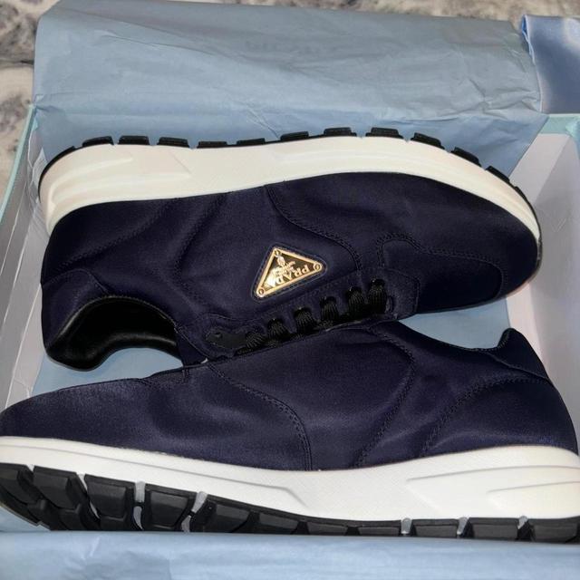 Prada Men's Trainers - Navy - UK 10 on Productcaster.