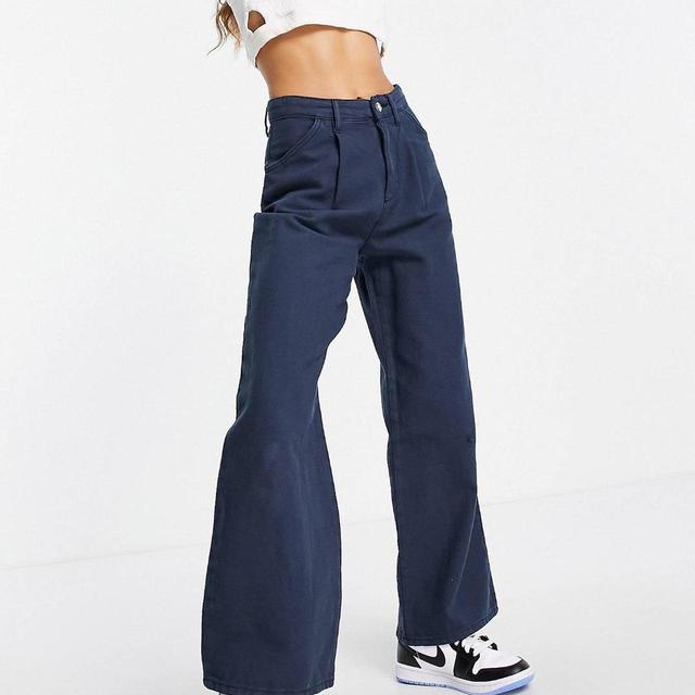 ASOS Women's Trousers - Navy/Blue - UK 6 on Productcaster.