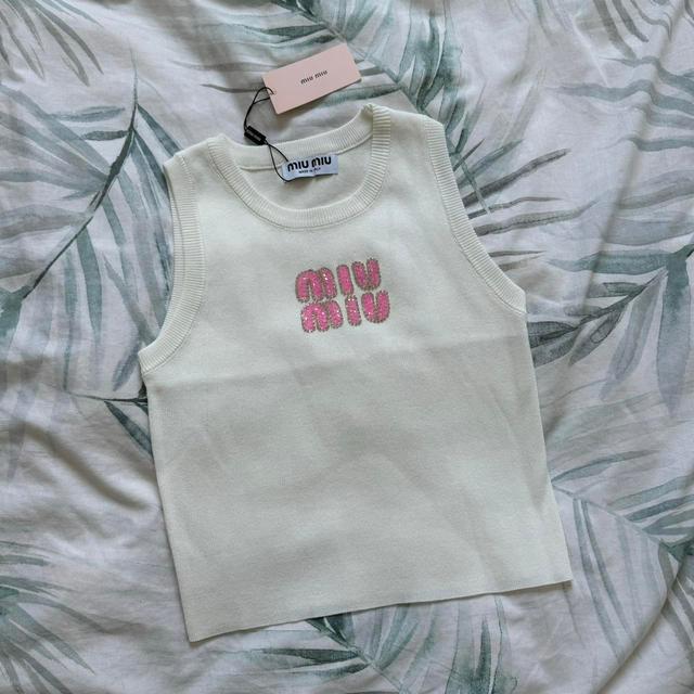 Women's Crop top - White/Pink - S on Productcaster.