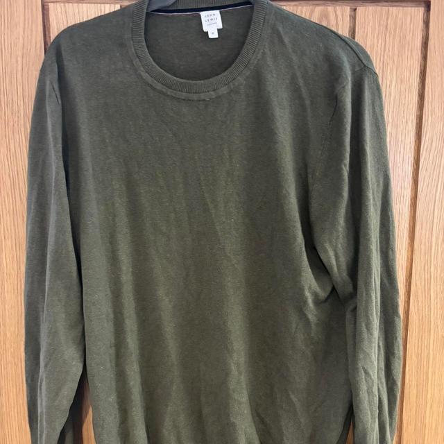 John Lewis Men's Jumper - Khaki/Green - L on Productcaster.