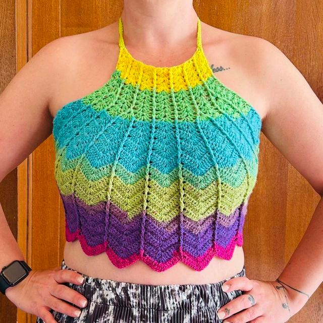 Handmade Women's Crop top - Multi - 10 on Productcaster.