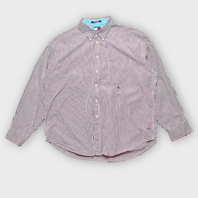 Tommy Hilfiger Men's Shirt - Red - XXL on Productcaster.