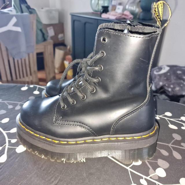 Dr. Martens Women's Platform Boots - Black - UK 4 on Productcaster.