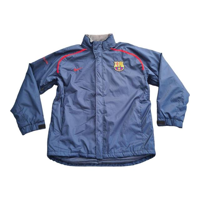 Nike Men's Coat - Blue - L on Productcaster.