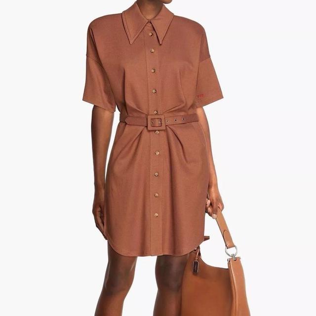 Victoria Beckham Women's Shirt Dress - Brown - XS on Productcaster.