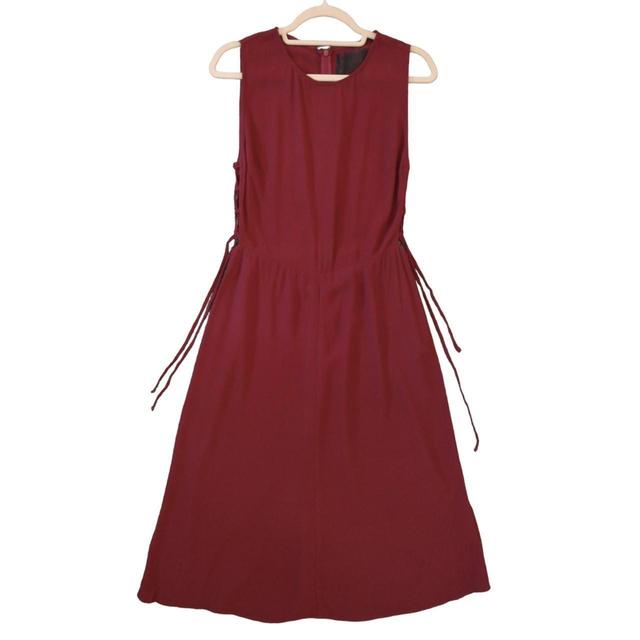 Reformation Women's Dress - Red/Burgundy - 10 on Productcaster.